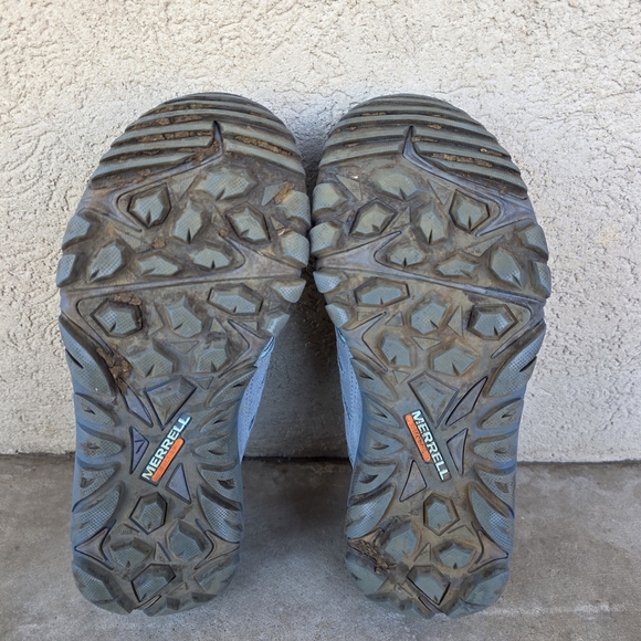 Merrell Gray and Blue Ankle Boots - Picture 5 of 12